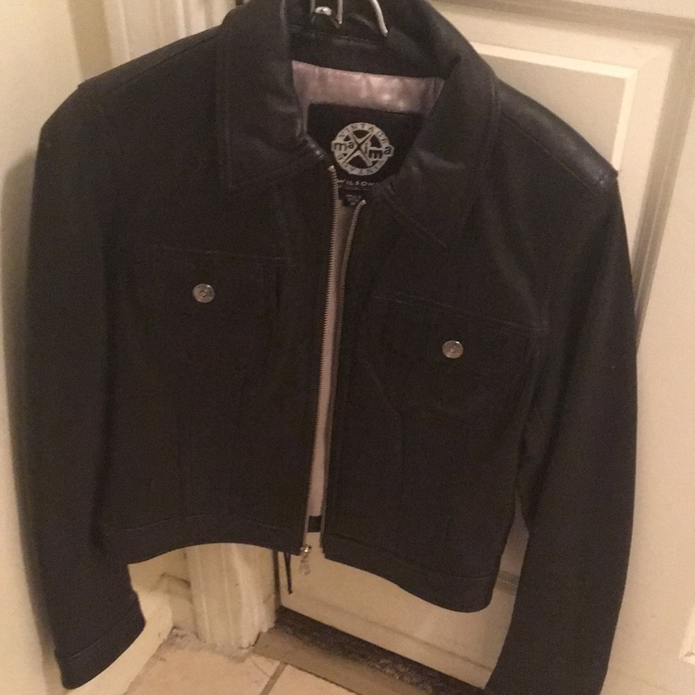Wilson’s real leather jacket size medium